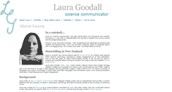 Desktop Screenshot of lauragoodall.com